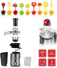 Centrifuga Estrattore di Succo Frutta Verdura 850 Watt 1,7 Lt Hoomei Hm-6980 - Miniatura 3