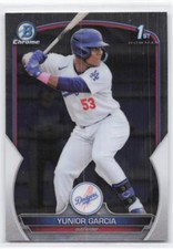 2023 Bowman #BCP-142 Yunior Garcia Chrome Prospects