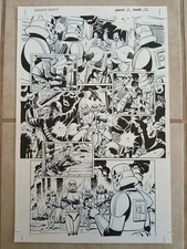 Star Wars Vader's Quest #2 Pg. 13 Original Art By Dave Gibbons Splash Page 1999