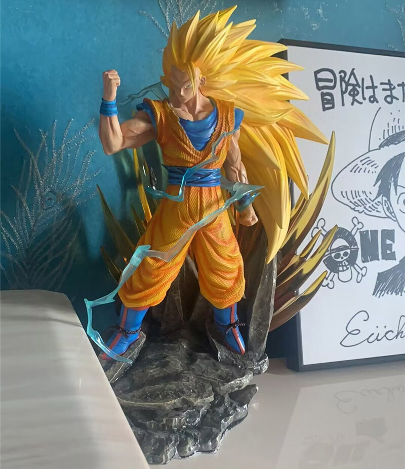 Figurine Dragon Ball Z Son Goku 32 Cm - Saiyan Collection - Cadeau Premium