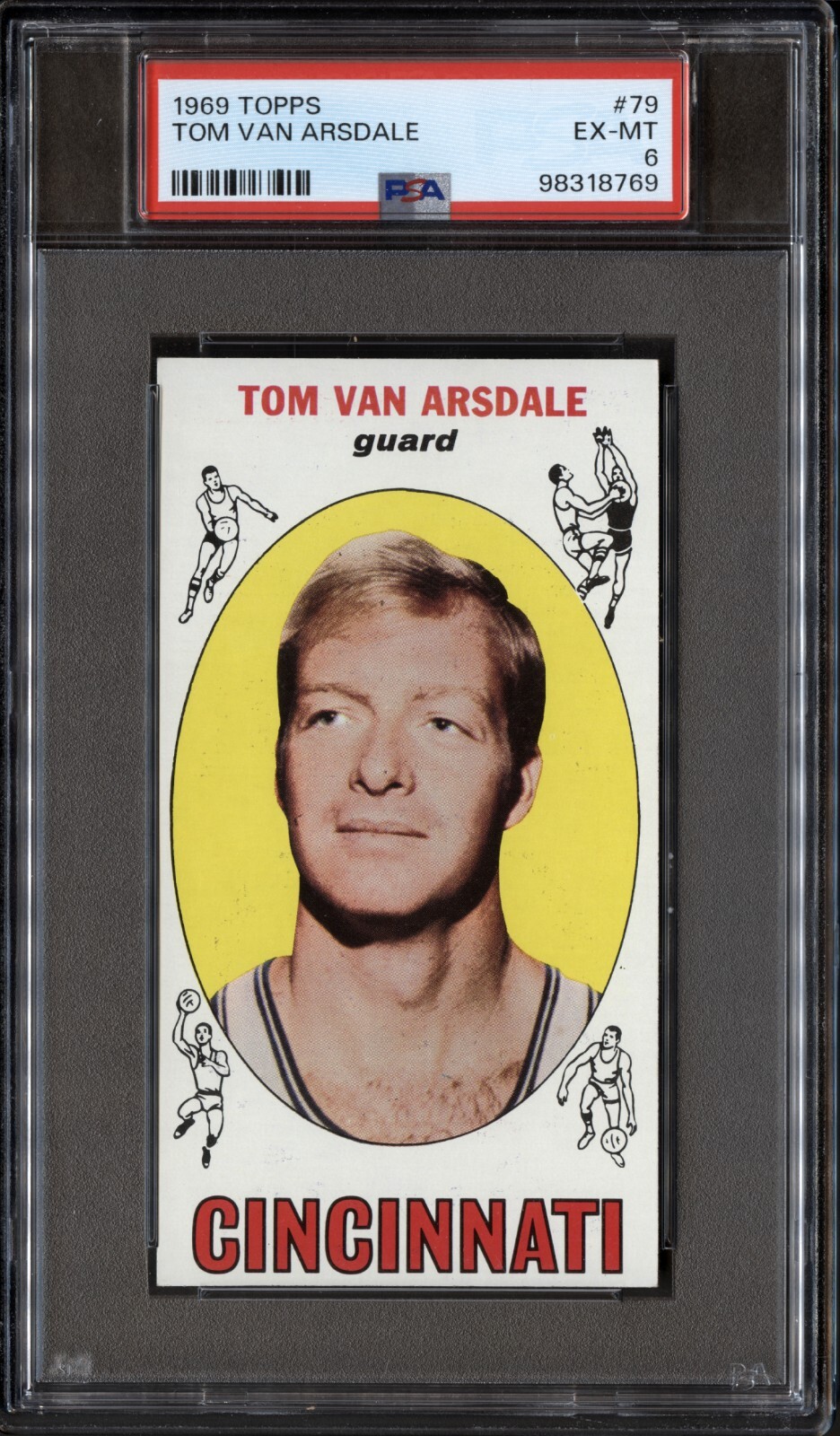 1969 Topps #79 Tom Van Arsdale PSA 6