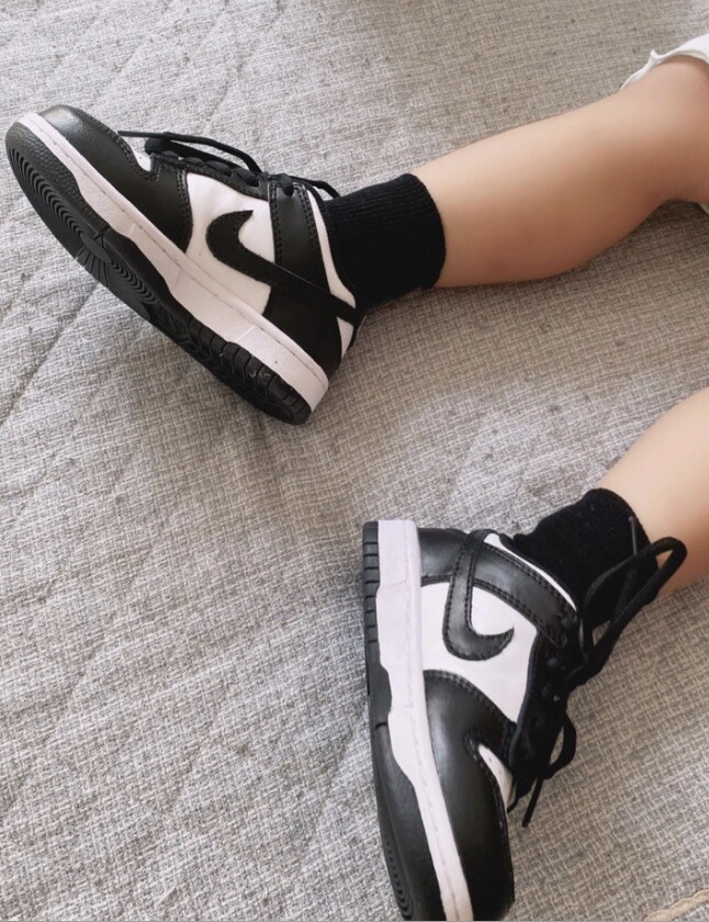 Nike Dunk Low (PS) “Pandas” Size 10.5c - White Black (CW1588