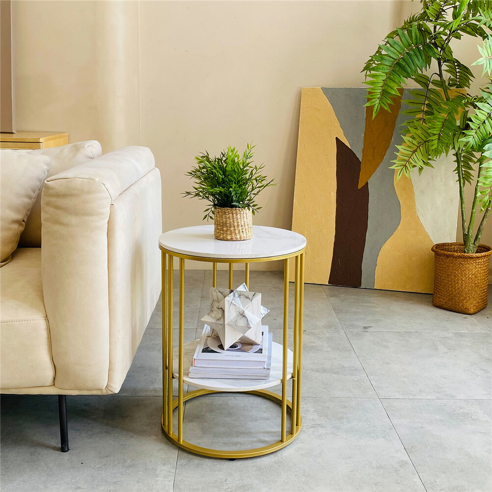 8 Design Marble End Table Sofa Beside Small Coffee Table