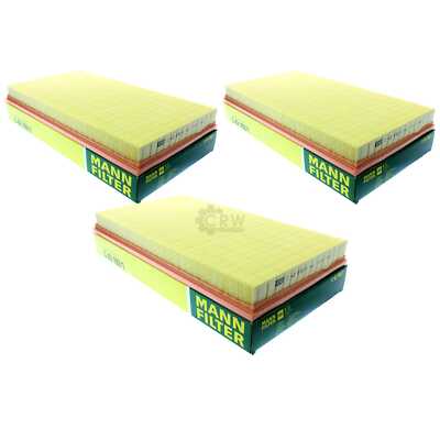 3x Original MANN-FILTER Luftfilter C 42 192/1 Air Filter