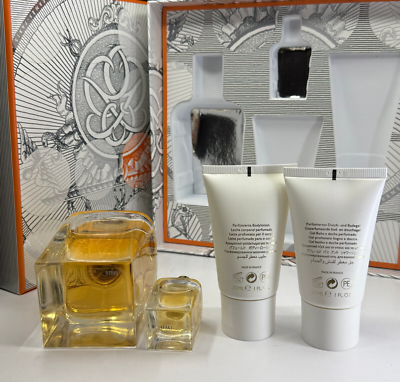 NEW Jour D'Hermes by HERMES 4 pcs SET (EDP: 2.87oz+0.25oz+1oz .BL+