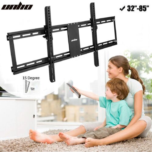 Heavy Duty Fixed TV Wall Mount Bracket Support Max.85Inch LCD LED Monitor Panel - Afbeelding 1 van 12