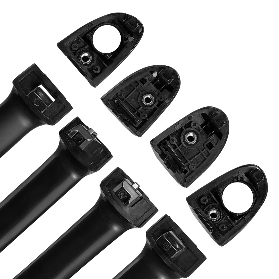 4PC For 2004-2009 Kia Spectra Exterior Front & Rear Right Left Side Door Handle Foto 4 de 4