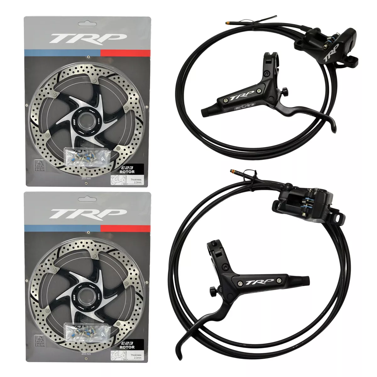 TRP DH R EVO HD M846 Hydraulic Disc Brake Set w TRP 42 DHR 203mm