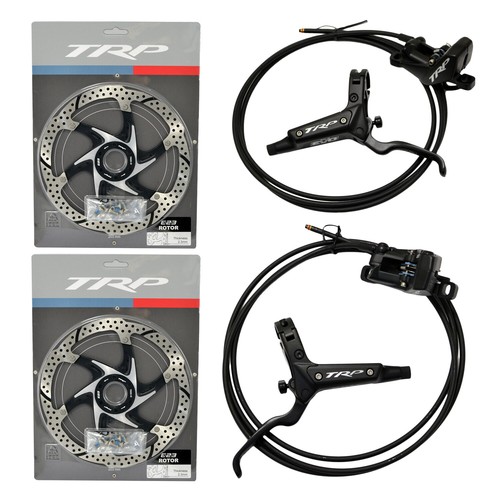 TRP DHR EVO HDM846 Hydraulic Disc Brake Set w/ TRP42 DHR 203mm Rotor