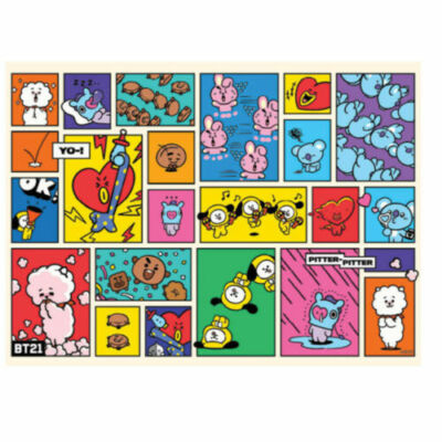 BTS Bangtanboys BT21 Focus On Me Jigsaw Puzzle 500 Pieces Toys Hobbies