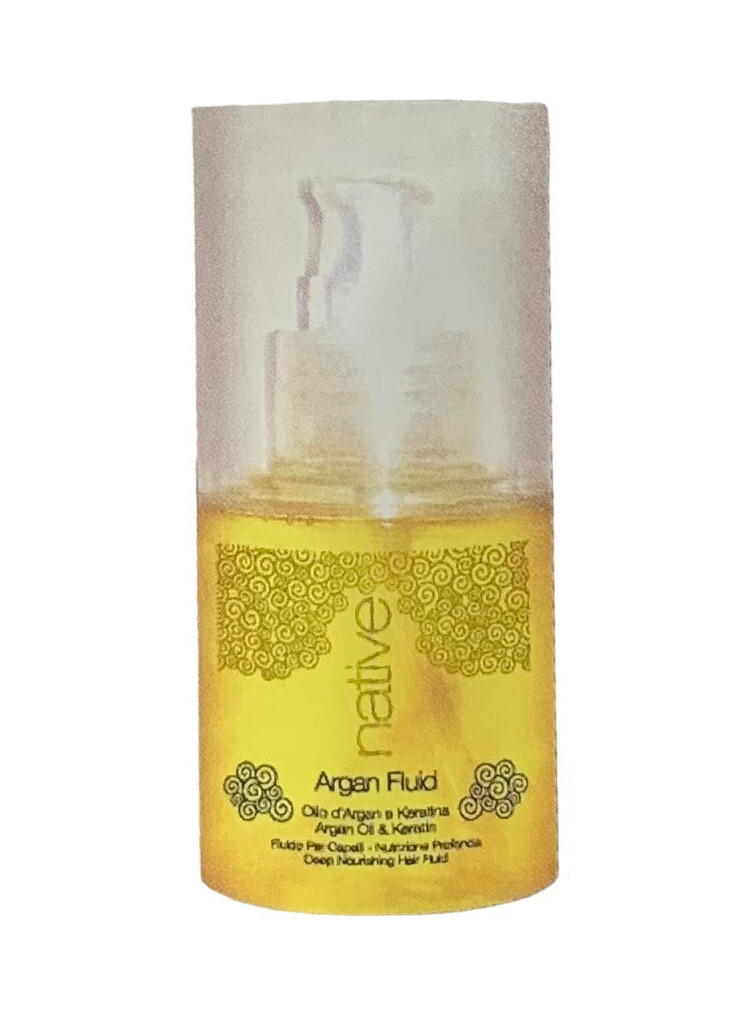 NATIVE FLUIDO DI ARGAN E KERATINA NUTRIZIONE PROFONDA 75ML+2campioni In Omaggio