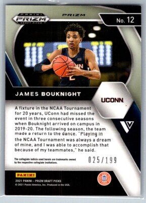 James Bouknight 2021-22 Panini Prizm Draft Picks Blue RC