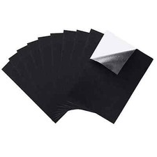 10 Pcs A4 Black Sticky Back Felt Sheets Self-Adhesive Felt Fabric Arts & Craft