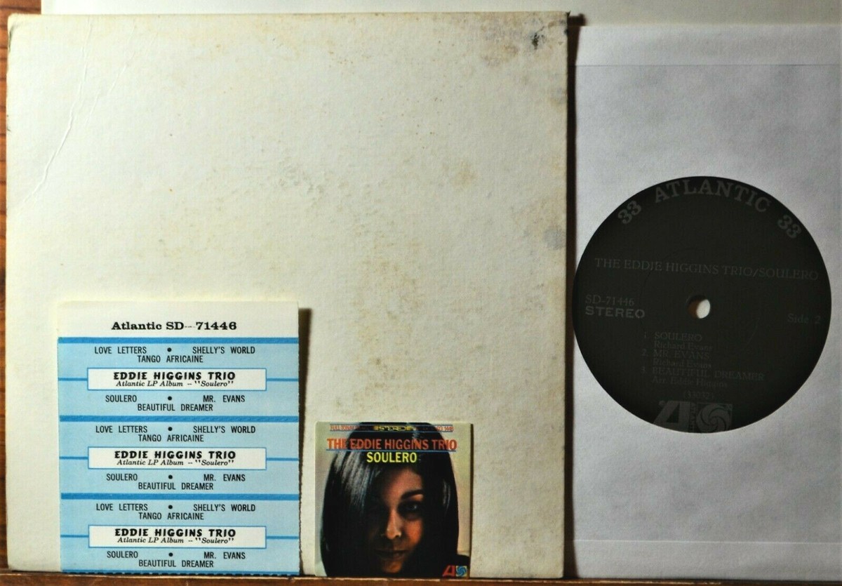 Eddie Higgins Trio Soulero Compact 33 Jukebox Strip EX EP 7
