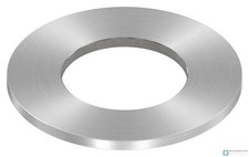 Edelstahl Ankerplatte, Ø80x4mm, mit Rundschliff, V2A | STEINBACHER©