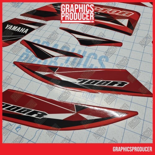 2019 YAMAHA RAPTOR 700R SE Full Graphics Kit THIN & HIGH Quality Premium - Picture 4 of 7