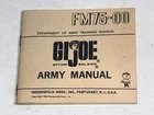 Vintage GI Joe 1964 Army Manual Booklet