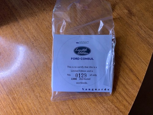 Vanguards Corgi 1:43 Ford Consul City Of Glasgow Response Car VA05507 - Picture 7 of 7