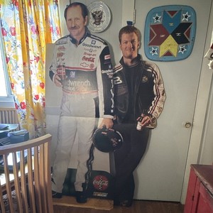 Dale Earnhardt and Dale Junior Goodwrench Racing Movie Standee Cardboard Display