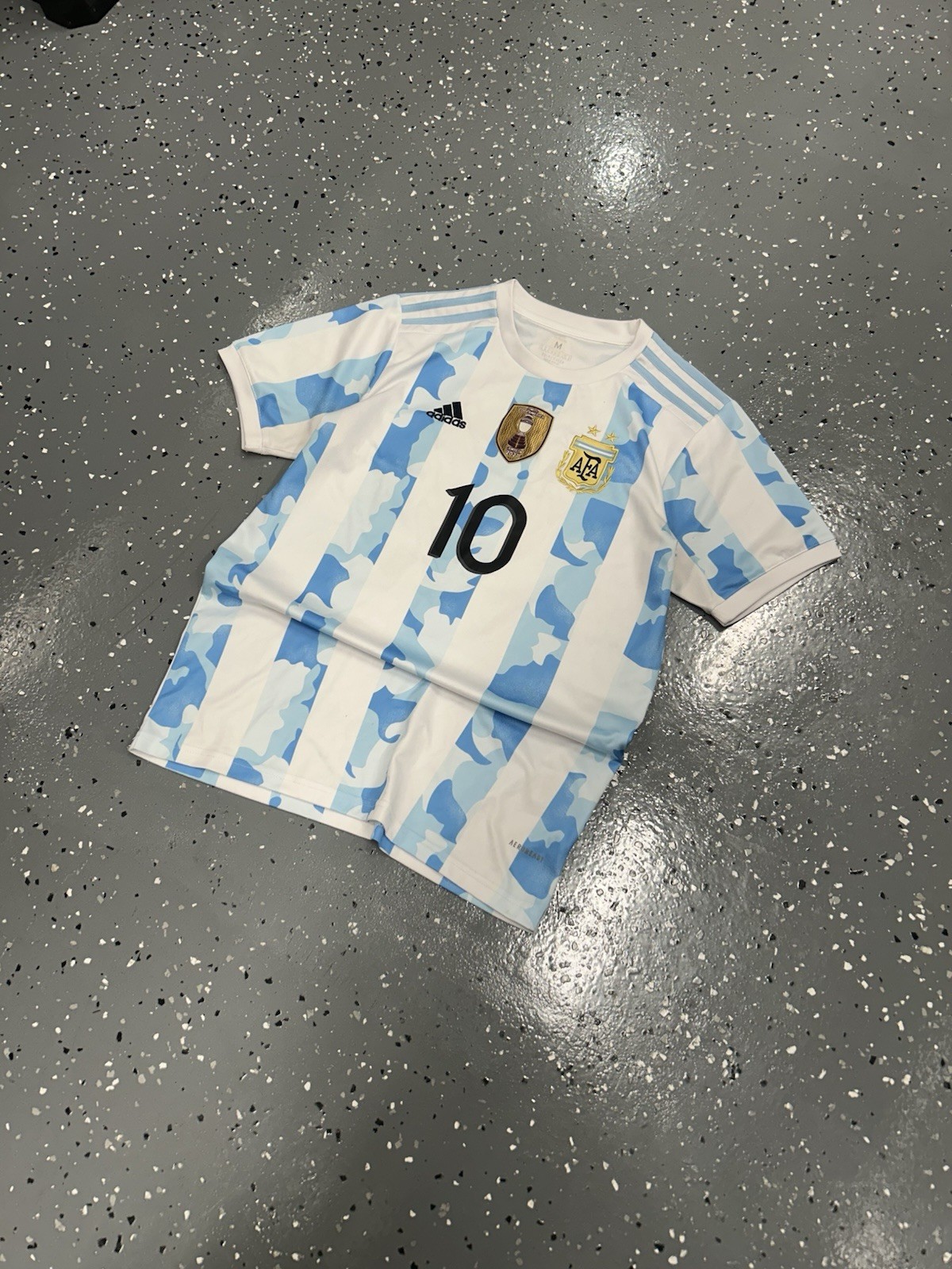 2022 Argentina America Home Player Version Jersey #10 Messi Size L