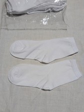 Elutong 24 Pairs Kids Socks Boys Girls Socks, Crew Athletic Mid Cut Casual White