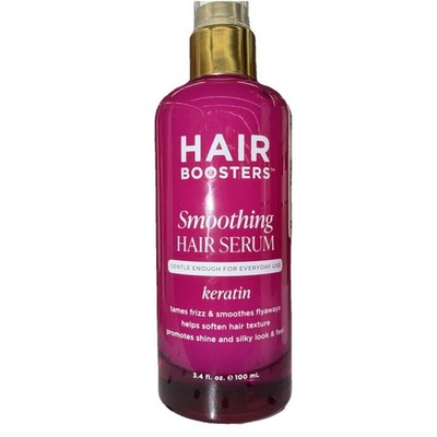 HAIR BOOSTERS   SMOOTHING HAIR SERUM w KERATIN 3.4fl.oz Tames Frizz-Repairs