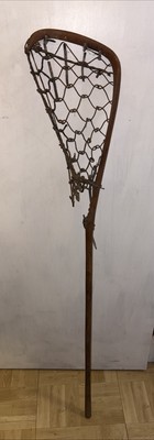 Vintage Cranbarry Makers Hattersley's Viktoria Lacrosse stick Wooden 46  Wood