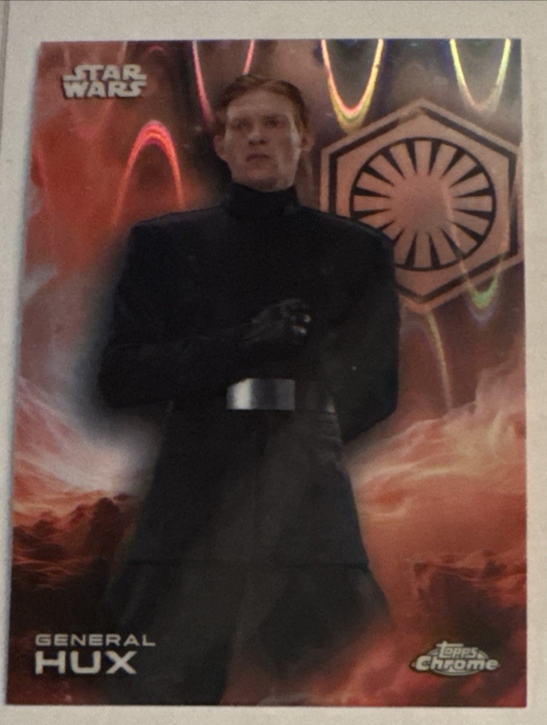 2025 Topps Chrome Star Wars RayWave Refractor #50 General Hux