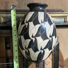 Pottery Nicaragua 11” Vase Large Birds Signed Fransisco Calero Vintage Sgraffito — photo 10