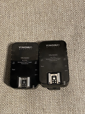 YN-622C E-TTL Wireless Flash Kit Like New (trigger and receiver)