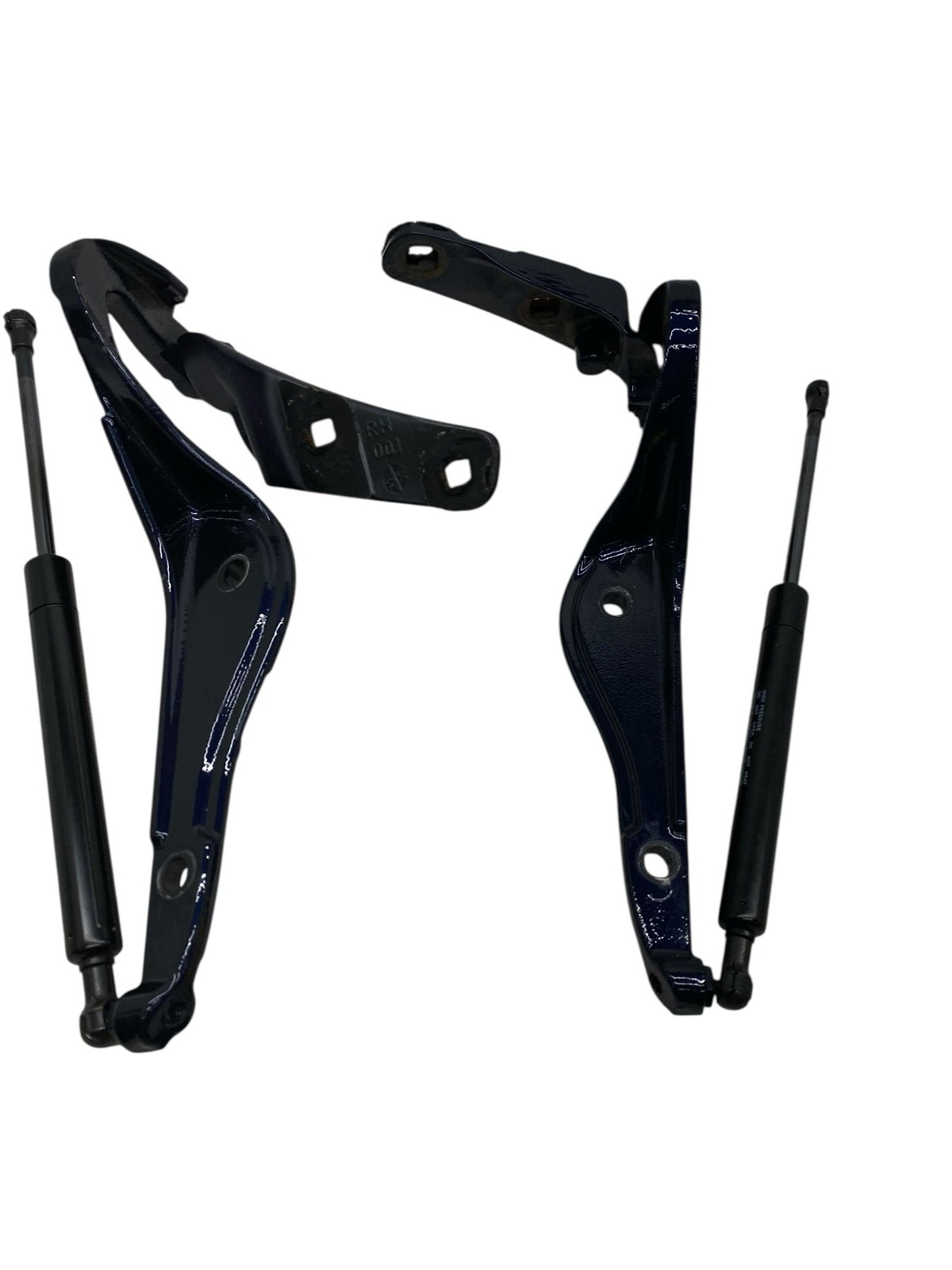2009 Aston Martin Vantage Rear Convertible Trunk Lid Hinge & Lift Cylinder Set