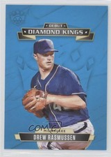 2021 Panini Diamond Kings Debut Artist Proof Blue Drew Rasmussen #DDK-MB pi4
