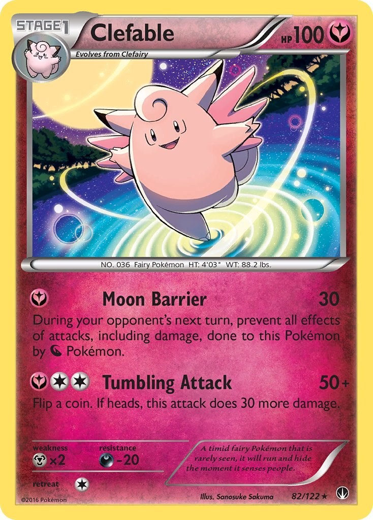 Clefable 82/122 XY - BREAKpoint