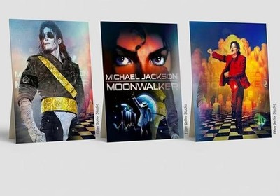 3D Motion Effect Lenticular Art Poster- Michael Jackson Moonwalker Home Decor