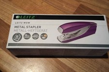 Image of Leitz NeXXt WOW Metal Office Stapler 30 sheets Purple 55021062