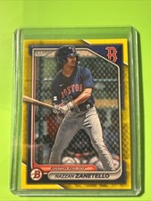 2024 Bowman - Prospects Nazzan Zanetello #BP-88 Yellow Border /75 (RC)