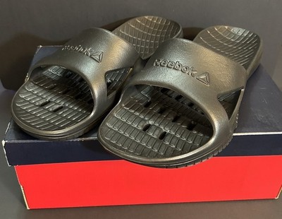 Reebok KOBO HB2OUT Men's Size 11 Black Slide Sandals V70357 New With Sticker