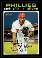 2020 Topps Heritage Zach Eflin Philadelphia Phillies #295
