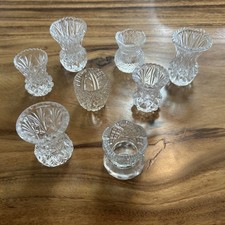 Glass Toothpick Holders 8 Different Ones