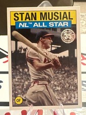 Stan Musial 2021 Topps '86 35th Ann NL All Star Cardinals! 2 Card Min! See Desc!