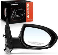 A-Premium Passenger Side Power Door Mirror - Right Side, Black