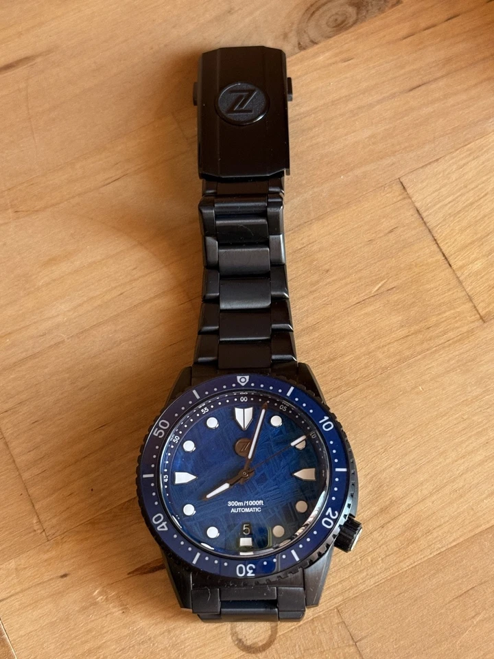 "ZELOS GREAT BLANCO 43MM DLC ""METEORITO AZUL"" - Imagen 4 de 4