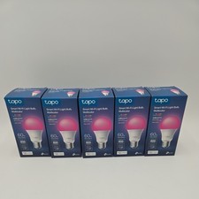 5 PACK Tapo TP-Link Smart Bulbs, 16M Colors RGBW, Dimmable L531E B7