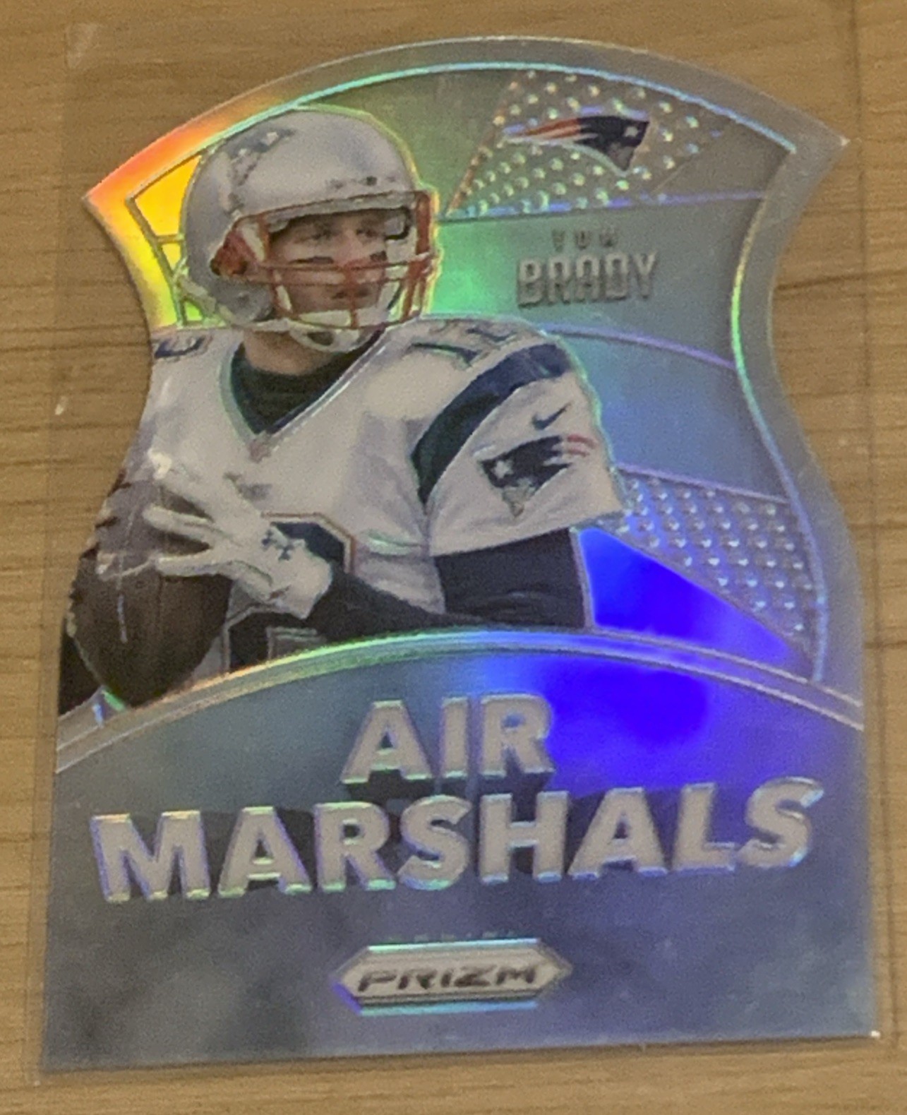 Tom Brady 2015 Panini Prizm Air Marshals Die Cut Silver Prizm Patriots