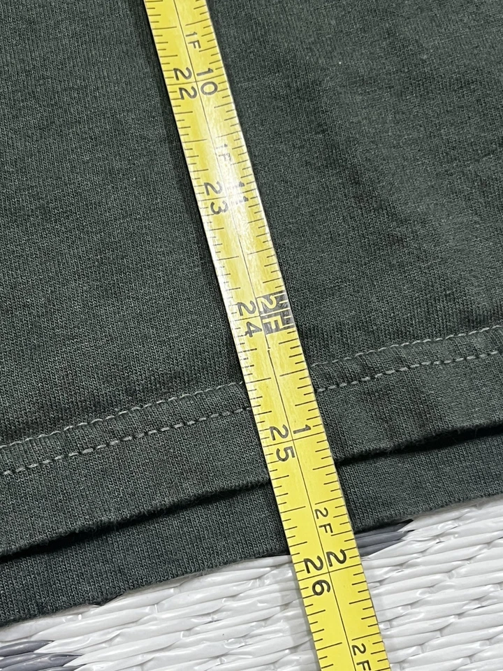 Camiseta Nike Center Swoosh Vintage Años 90 Adulto Pequeña Verde Hecha en EE. UU. Para Hombres Foto 4 de 4