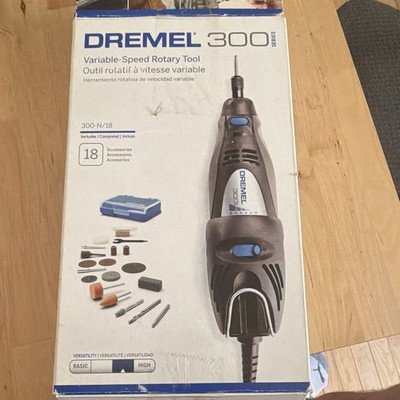Dremel 300 Series 300-N/18 Variable-Speed Rotary Tool Kit 18-Piece