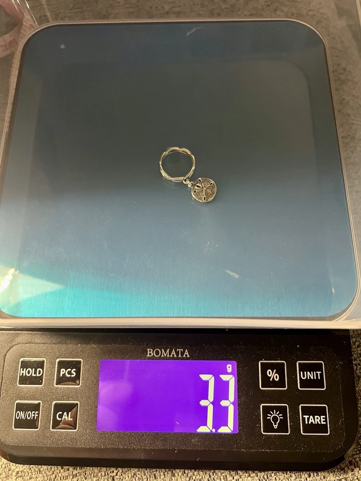 JAMES AVERY 925 STERLING SILVER SAND DOLLAR TWISTED BAND CHARM RING SIZE 5.5 - Image 4 of 4