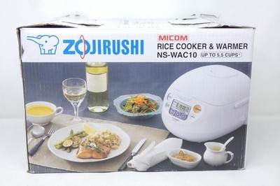 Zojirushi Micom NS-WAC10 Fuzzy Logic 5.5 Cup Rice Cooker and Warmer
