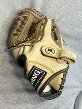 Spalding 18853 12.5" Top Grain Leather Tan  Brown RHT Baseball Glove Top Grade
