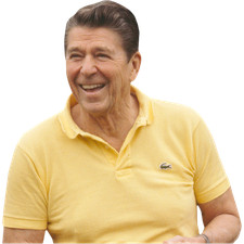 Ronald Reagan (Casual) Half Body Buddy Cutout
